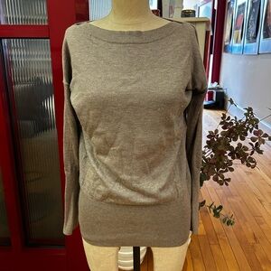 White House Black Market Gray Sweater